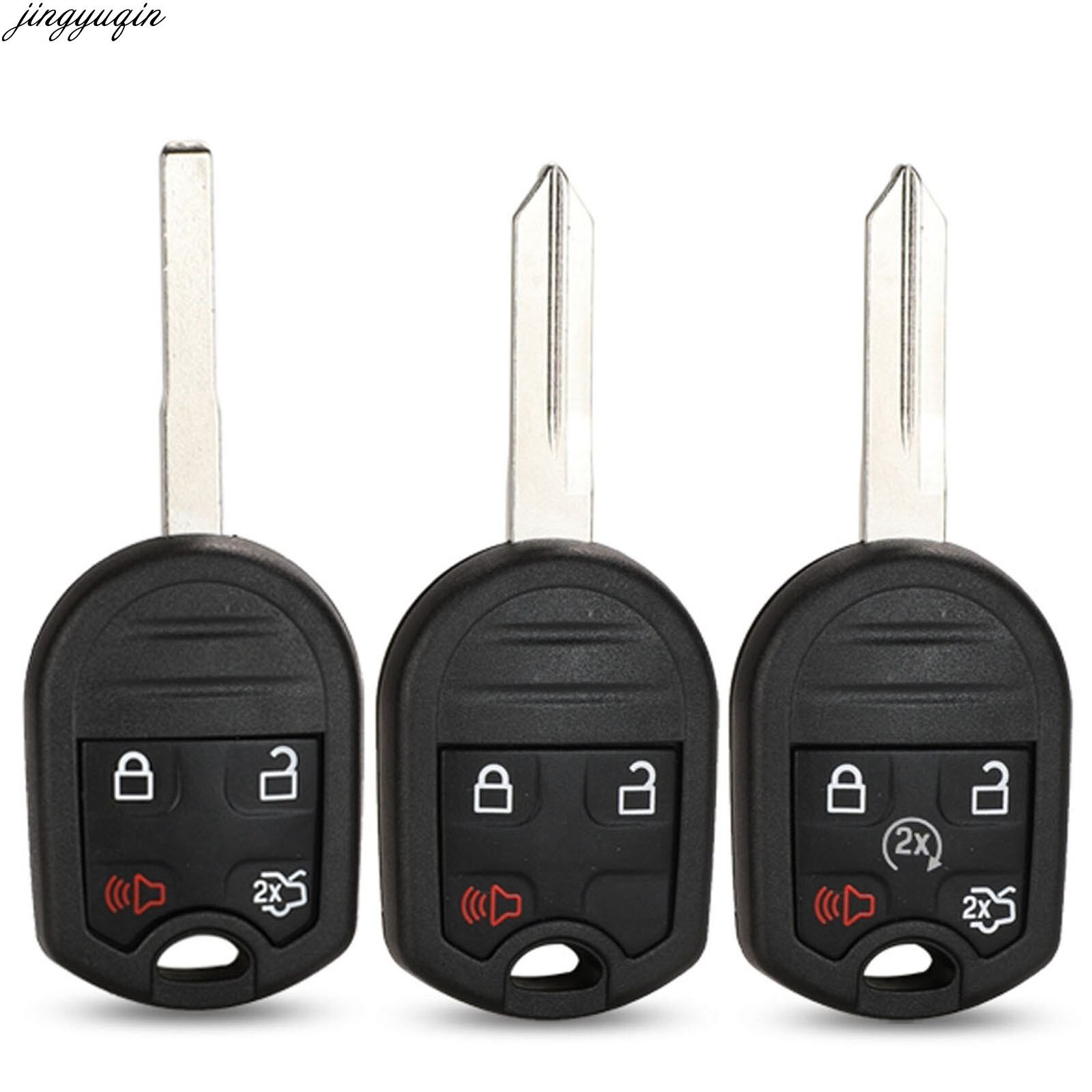 Jingyuqin Remote Car Key Case Shell For Ford Edge ..